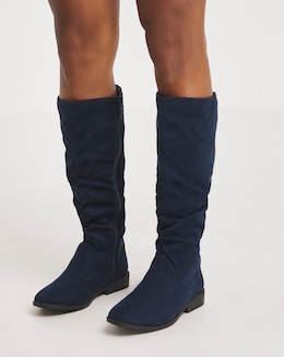 Evren Ruched Boot - Wide Fit (E) &amp; Standard Calf
