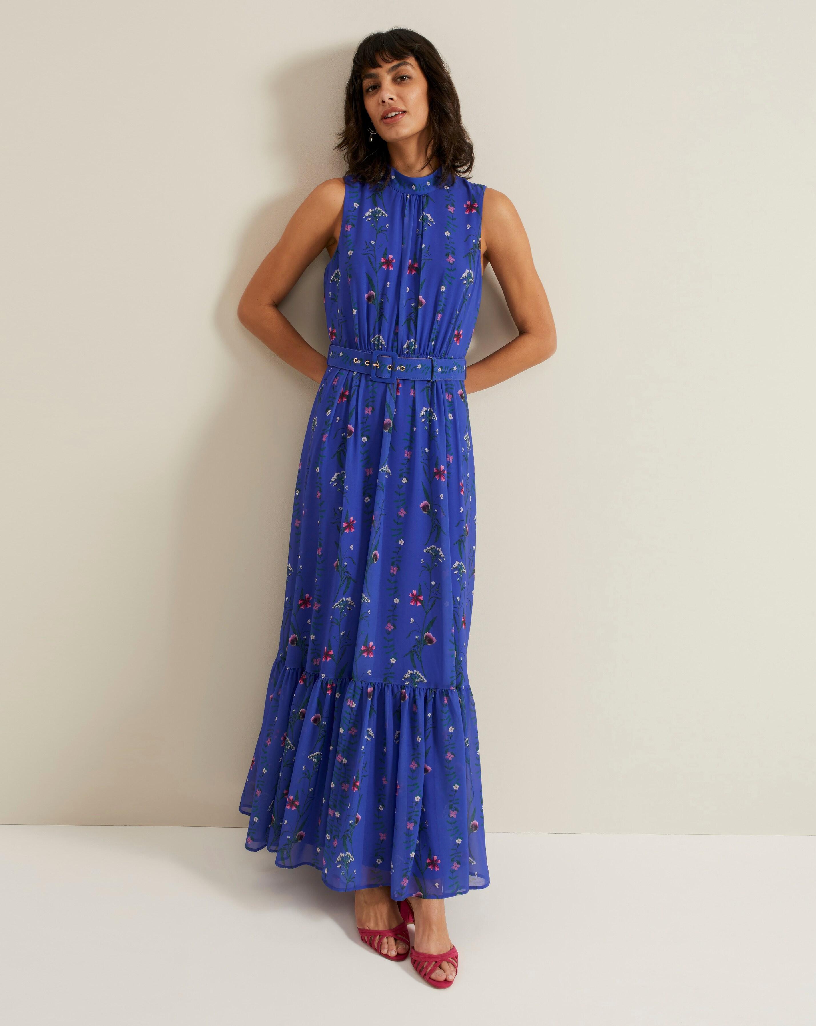 ワンピース Phase Eight Morven Floral Maxi Dress PHASE EIGHT Morven Floral Print Maxi Dress | endource