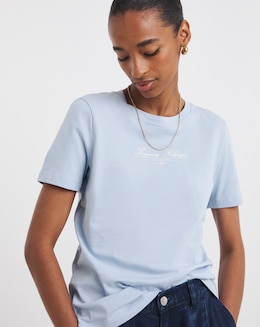 Tommy Hilfiger Script Crew Neck Short Sleeve T-shirt