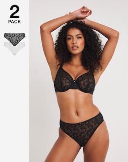 Pretty Secrets 2 Pack Lesley Everyday Mid Brief