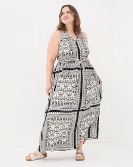 FatFace Maya Palace Scarf Maxi Dress