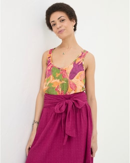 FatFace Flora Tropical Floral Vest