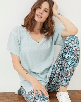 FatFace 'Ebb &amp; Flow' Cotton Abi Tee