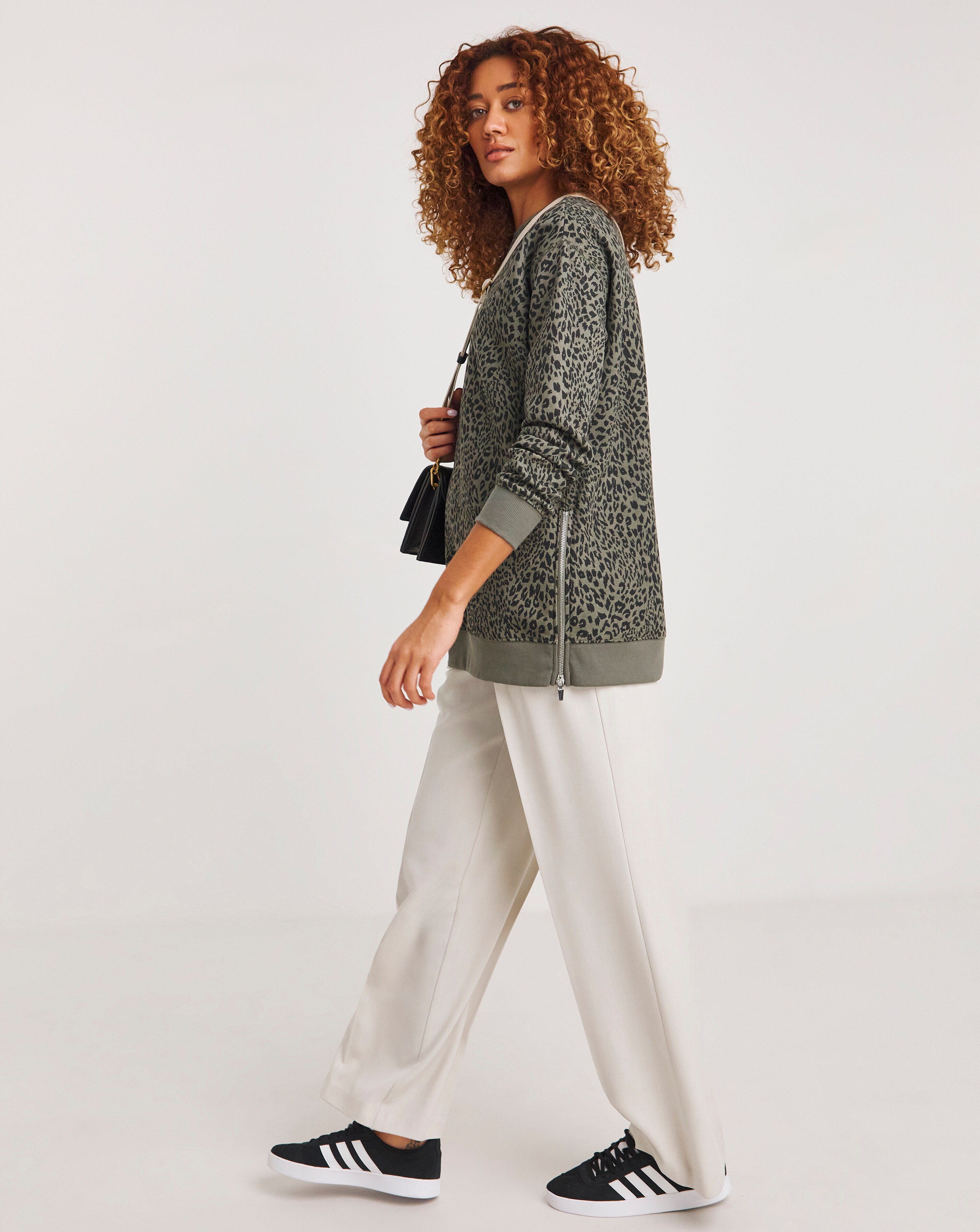Black Double Layered Sweatshirt | Crazy Clearance