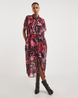 Religion Noble Shirt Dress
