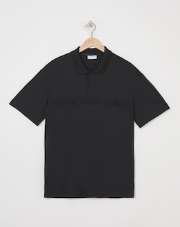 Calvin Klein Logo Taped Polo Shirt