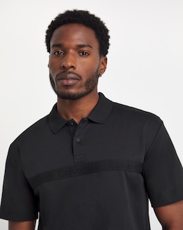 Calvin Klein Logo Taped Polo Shirt