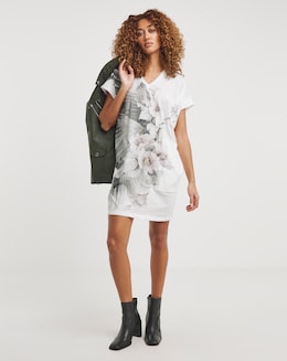 Religion Aviate Floral V-Neck Dress