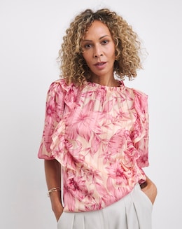 Joanna Hope Frill Shoulder Blouse