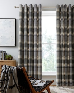 Highland Check Lined Curtains