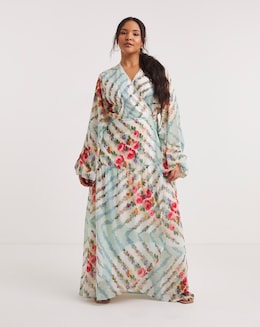 Hope &amp; Ivy Kelda Floral Maxi Dress