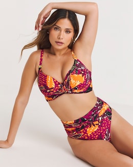 MAGISCULPT Twist Front Underwired Bikini Top