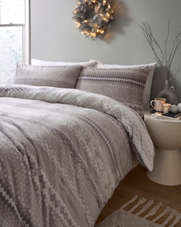 Fairisle Fleece Duvet Set