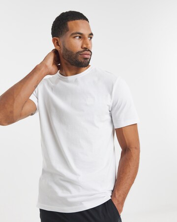 Boss Short Sleeve Logo Patch T-Shirt in White