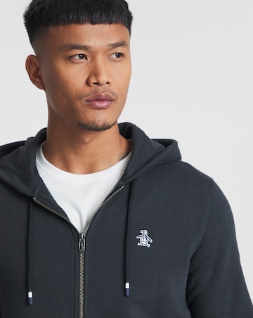 Original Penguin Pinpoint Zip Sweatshirt