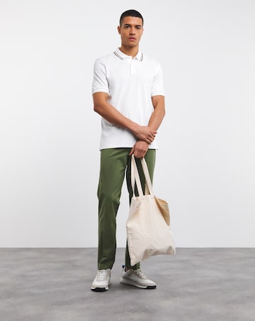 BOSS Tipped Collar Short Sleeve Polo