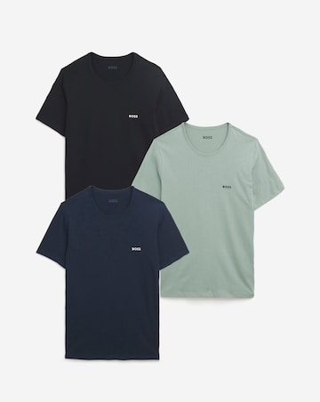 BOSS 3 Pack Short Sleeve Logo Lounge T-Shirt