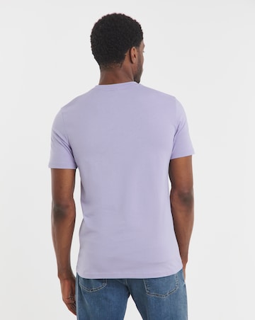 BOSS Short Sleeve Large Logo T-Shirt - Purple