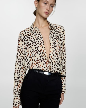 Mango Spot Printed Shirt