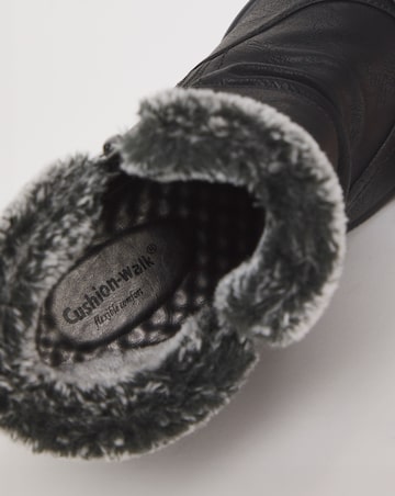 Cushion Walk Faux Fur Ankle Boot Extra Wide EEE Fit