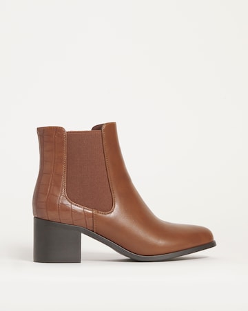 Cushion Walk Block Heel Boot EEE Fit