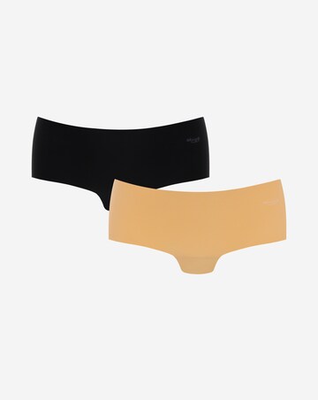 Sloggi Zero 2 Pack Microfibre Shorts Black