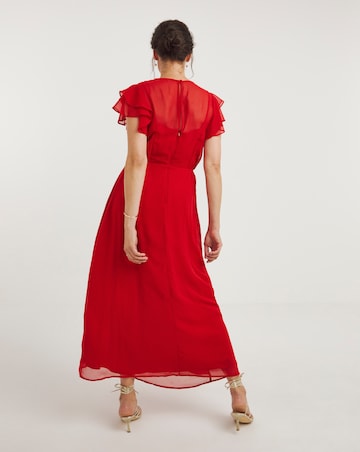 Joanna Hope Ruffle Maxi Dress