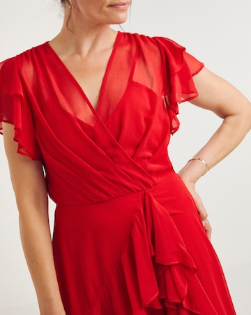 Joanna Hope Ruffle Maxi Dress