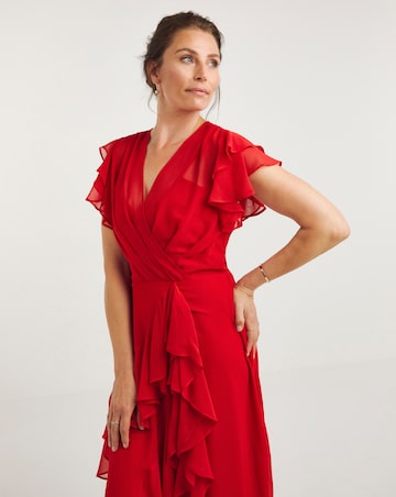 Joanna Hope Ruffle Maxi Dress