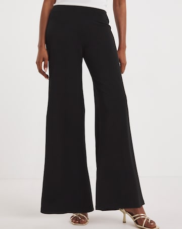 Joanna Hope Short Black Palazzo Trouser