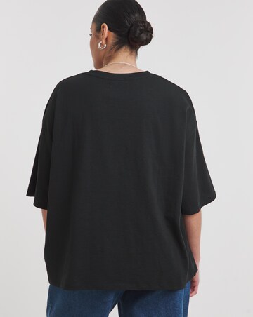 Black Pure Cotton Crew Neck T-Shirt