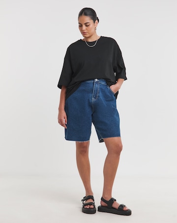 Black Pure Cotton Crew Neck T-Shirt