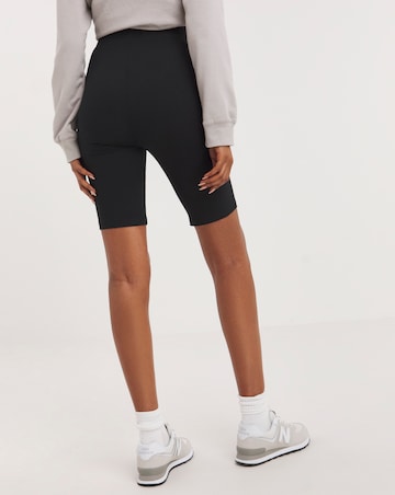 Black Cotton Cycling Shorts