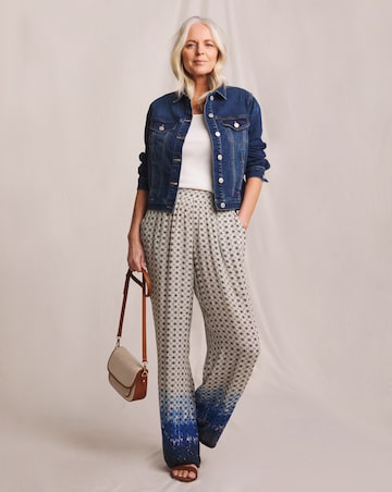 Julipa Printed Crinkle Trouser