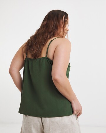 Simply Be Green V Neck Cami