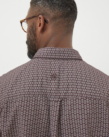 FatFace Long Sleeve Print Shirt