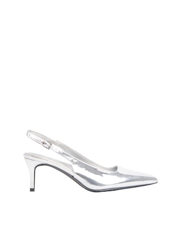 Simply Be Aspen Pointed Toe Slingback Shoes - Extra Wide Fit (EEE)