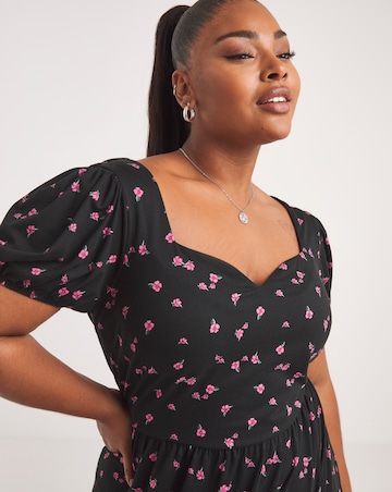 Supersoft Sweetheart Midi Dress