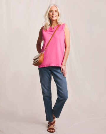Julipa Embroidered Jersey Vest