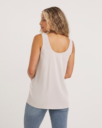 Grey Lightweight Scoop Neck Vest