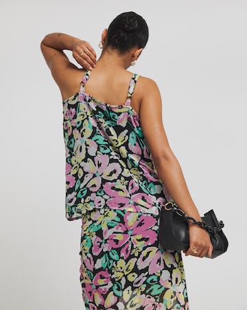 Chiffon Georgette Strappy Cami Top