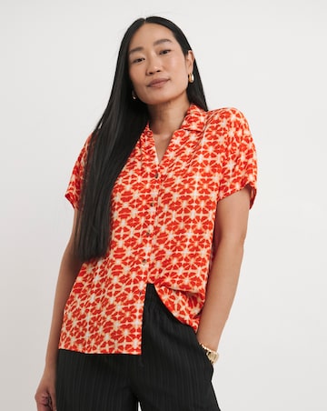 Crinkle Short Sleeve Resort Shirt