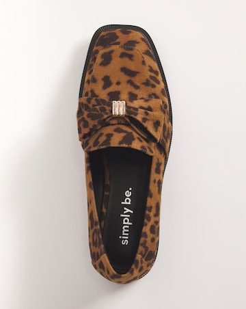 Eliana Classic Loafer Shoes - Wide Fit (E)