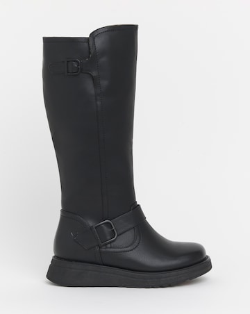 Heavenly Feet Rubymae Knee High Boots Standard Calf Ex Wide Fit