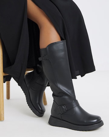 Heavenly Feet Rubymae Knee High Boots Standard Calf Ex Wide Fit