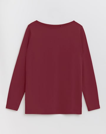 Black, Mocha & Burgundy 3 Pack Slash Neck Tops