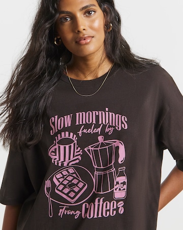 Chocolate Coffee Graphic T-Shirt