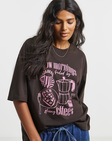 Chocolate Coffee Graphic T-Shirt