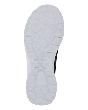 Cushion Walk Black Lightweight Leisure Shoes -Extra Wide Fit (EEE)