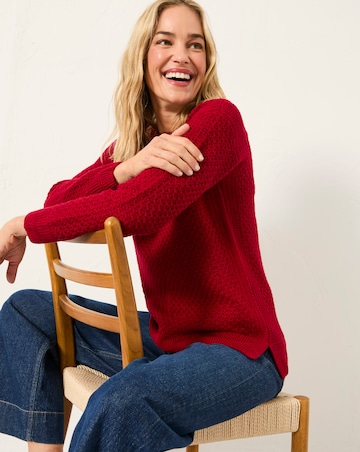 FatFace Ella Textured Jumper